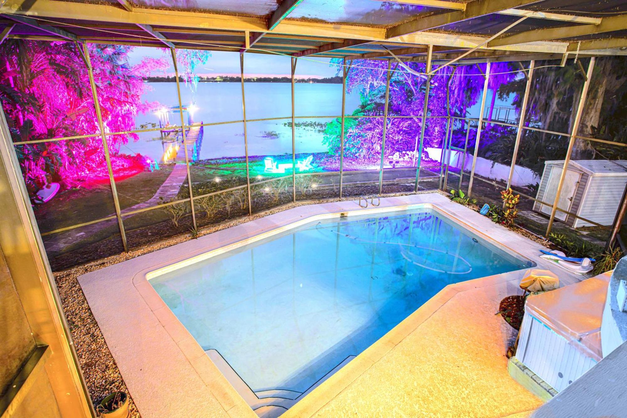 Spacious Lakefront House With Pool, Hottub, & Boating Orlando Exteriér fotografie